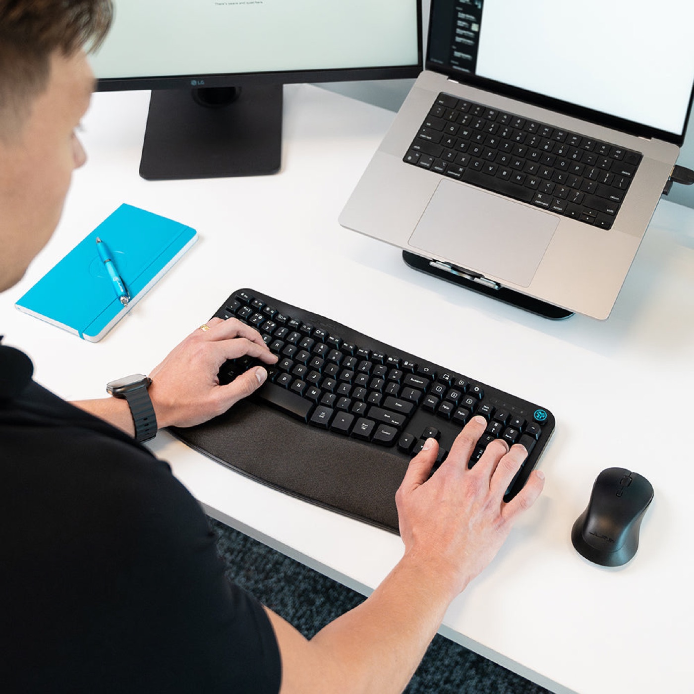 Flow ergonomic keyboard and mouse