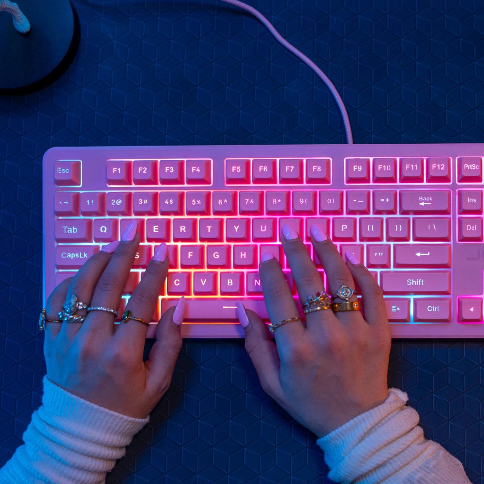 Nightfall keyboard, pink